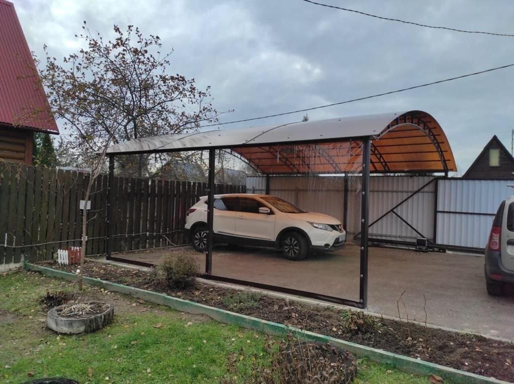Прозрачные шторы ПВХ для навеса под автомобиль в городе Курлово